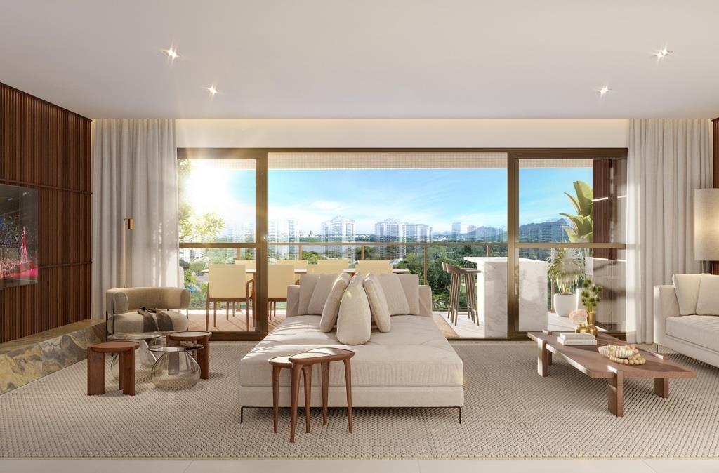 Lançamento no Península, Amplo Apartamento de 4 suítes (sendo uma com varanda) + dependência completa