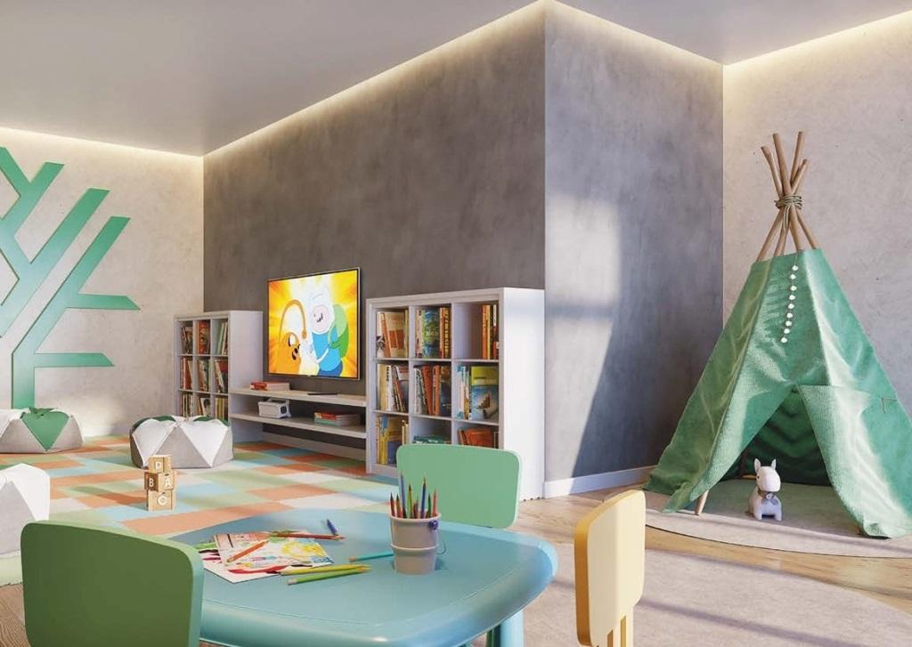 Lançamento na Barra Olímpica, Cobertura Linear de 3 quartos, sendo 1 suíte, e todos com varanda