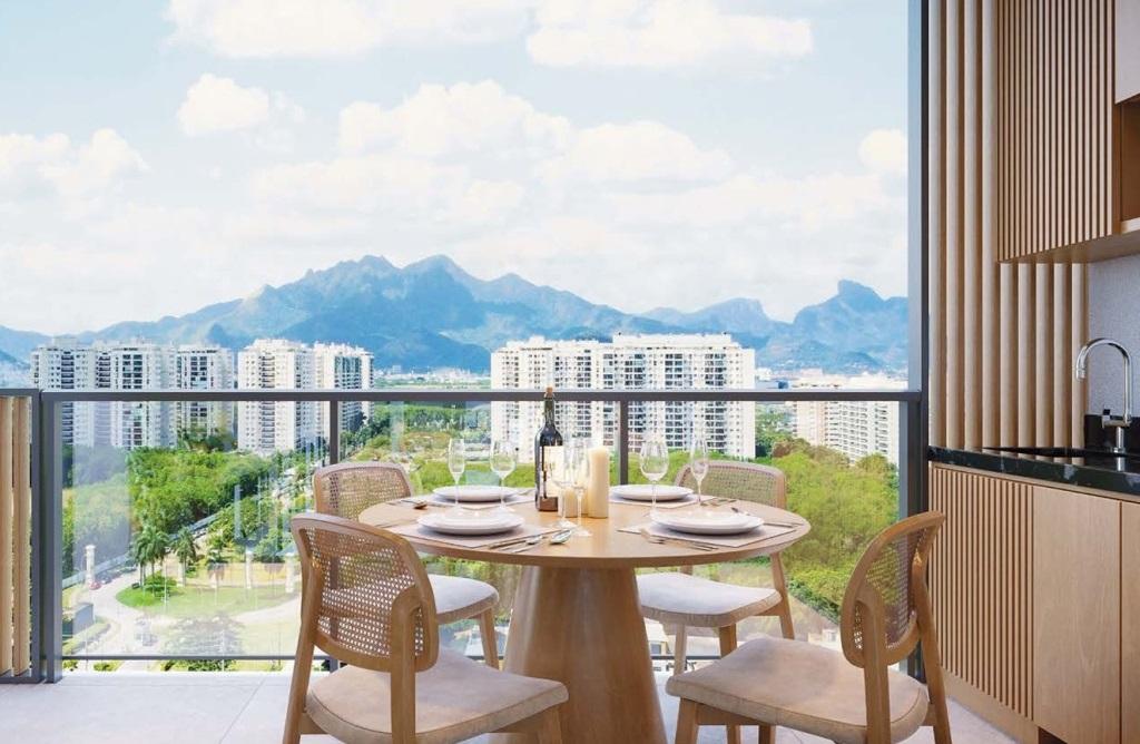 Lançamento na Barra Olímpica, Cobertura Linear de 3 quartos, sendo 1 suíte, e todos com varanda