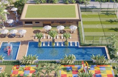 Lançamento na Barra Olímpica, Cobertura Linear de 3 quartos, sendo 1 suíte, e todos com varanda